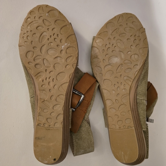 JUTI Tan Brown Sandals Ankle Shoes with Side Zipper Festival Fun Summer Size 7.5 - Picture 15 of 15